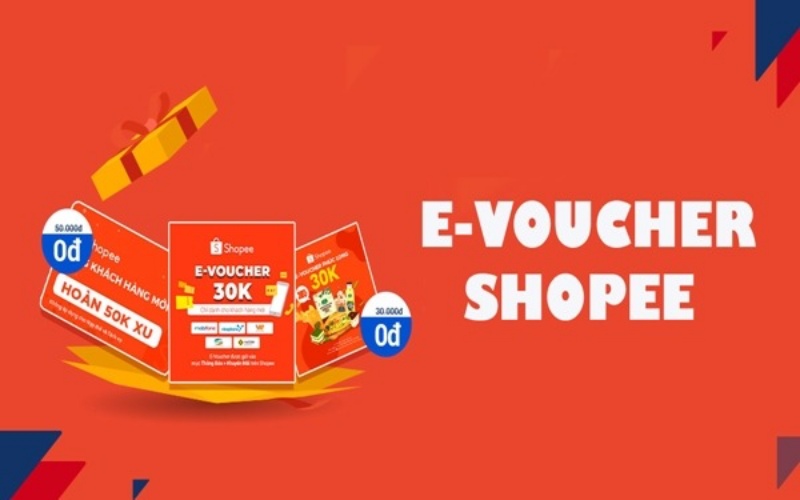 E-Voucher là hình thức khuyến mãi thường xuất hiện trên cách kênh trực tuyến